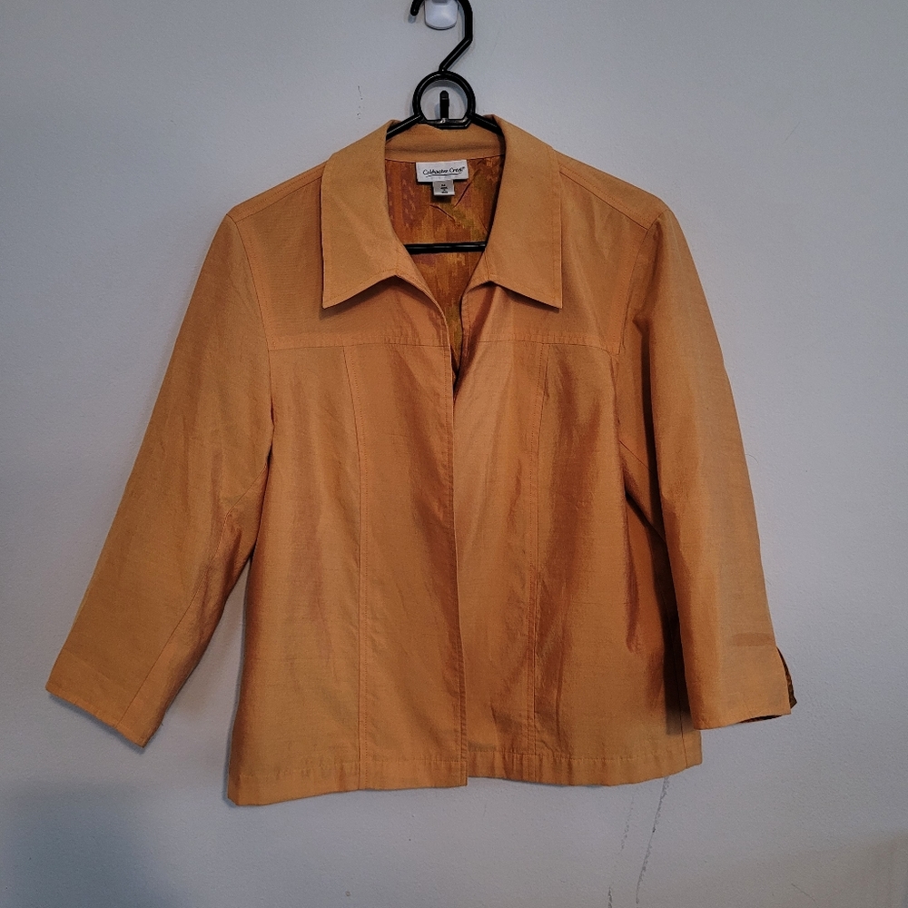 Gold Coldwater Creek Jacket